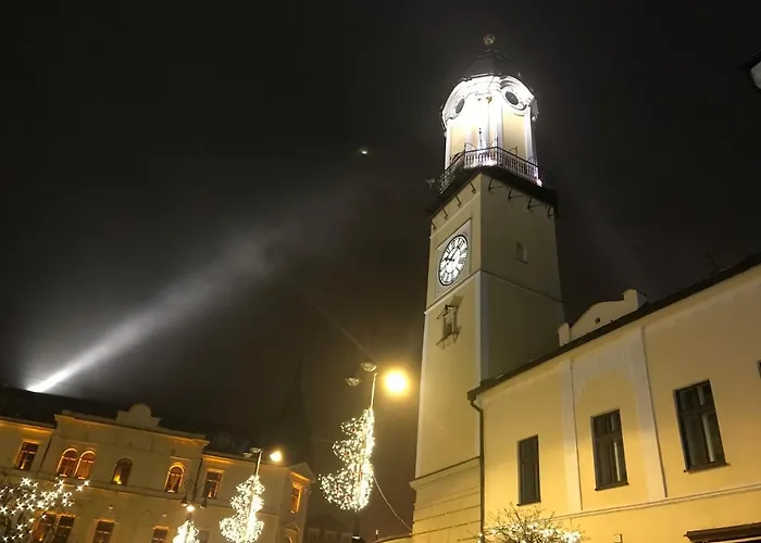 Bl Luxury Apartment, 24hr Self Check-in, Free Private Garage Parking, Panoramic Views From Balcony, 5 Minute Walk To Center Banská Bystrica